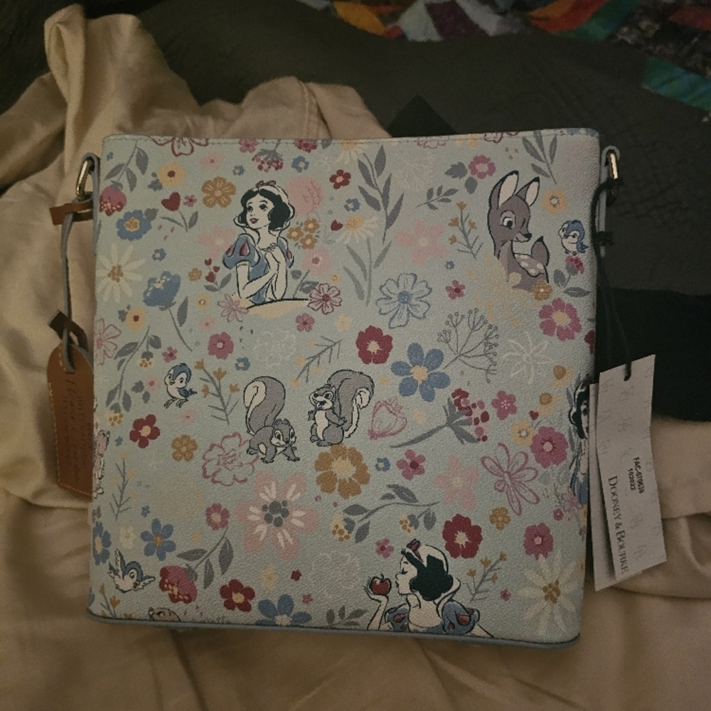 Dooney & Bourke DISNEY SNOW WHITE Floral Crossbody Bag